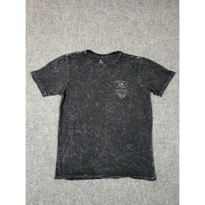 Roark Shirt Mens Medium Gray Dyed Premium Motorcycle Open Roads Minds Graphic